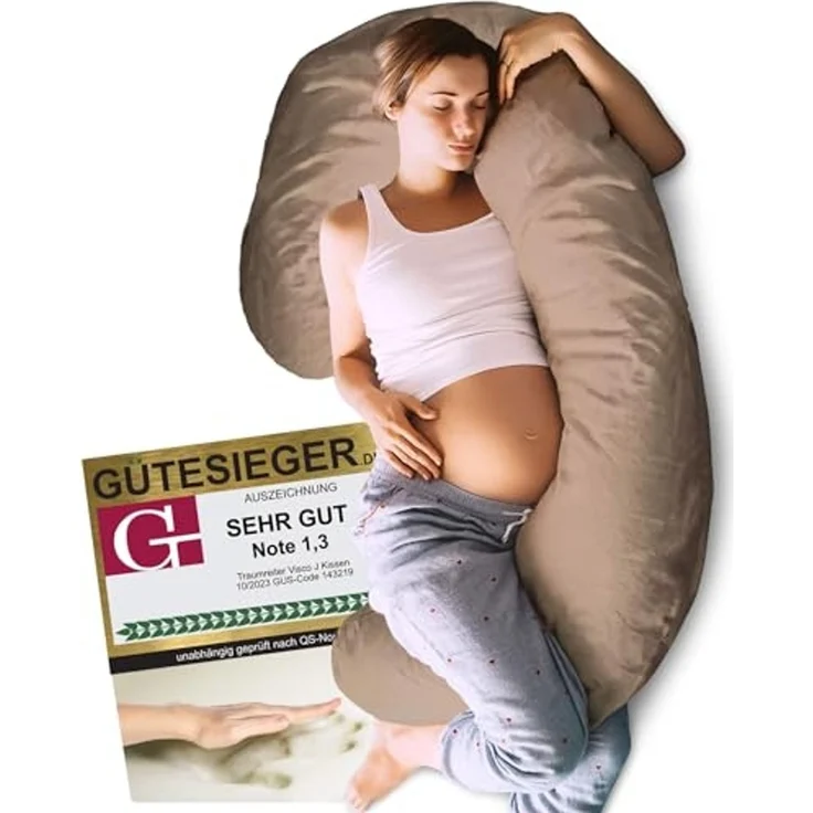 Traumreiter Seitenschläferkissen J Visco Seitenschläferkissen mit Memory Foam Support – Bild 1