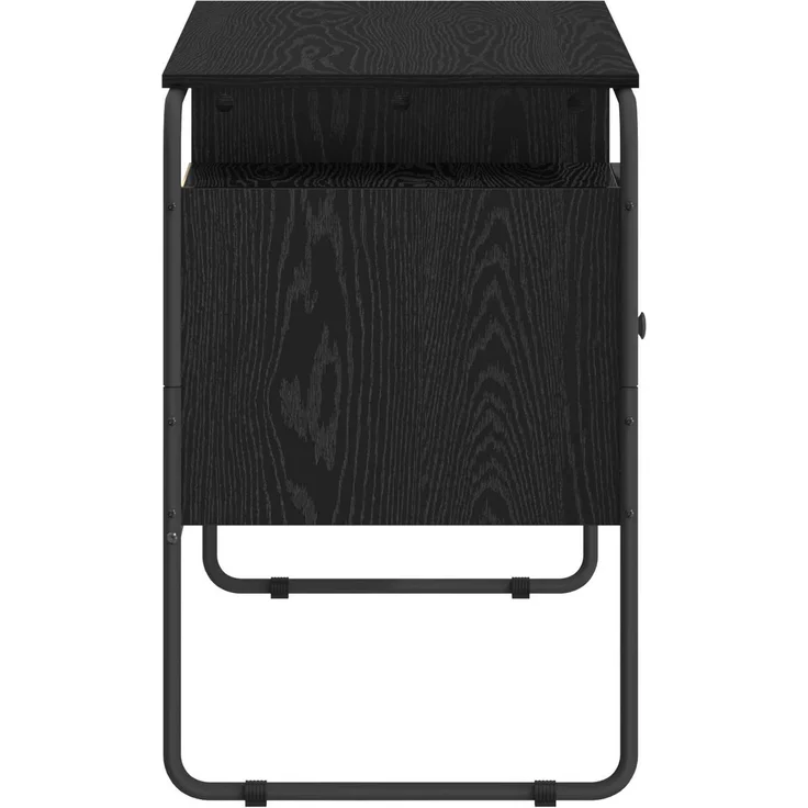 vidaXL Schreibtisch mit Stauraum Schwarz Eichen-Optik 8008038 – Bild 5