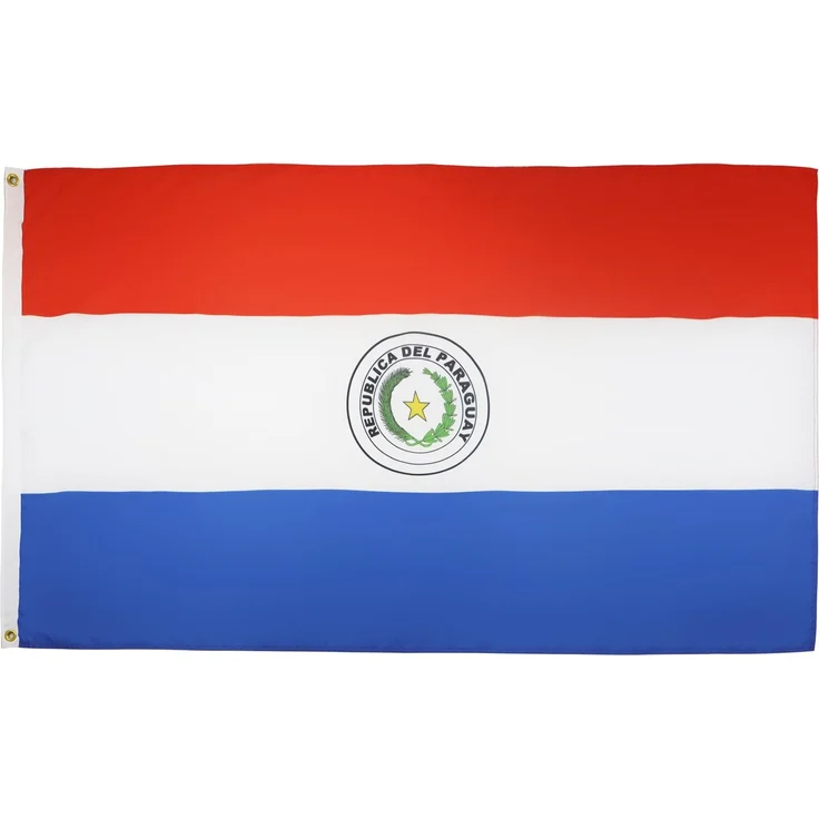 AZ FLAG - Flagge Paraguay - 150x90 cm - Republik Paraguay Fahne 90x150 Cm Feiner Polyester - Flaggen