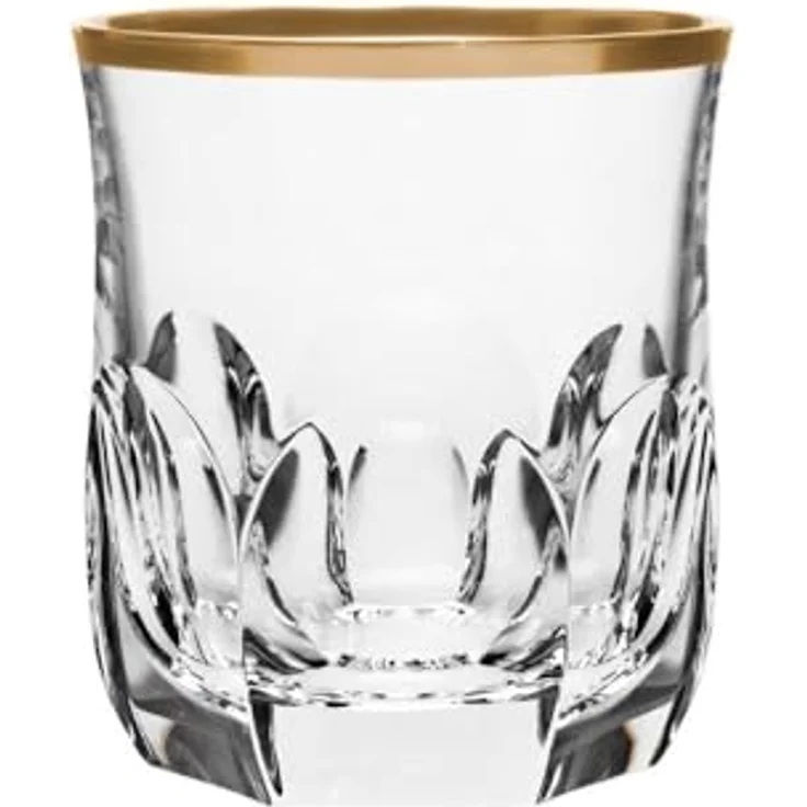 Whiskyglas Kristall Palais Gold clear (9,2 cm) – Bild 2