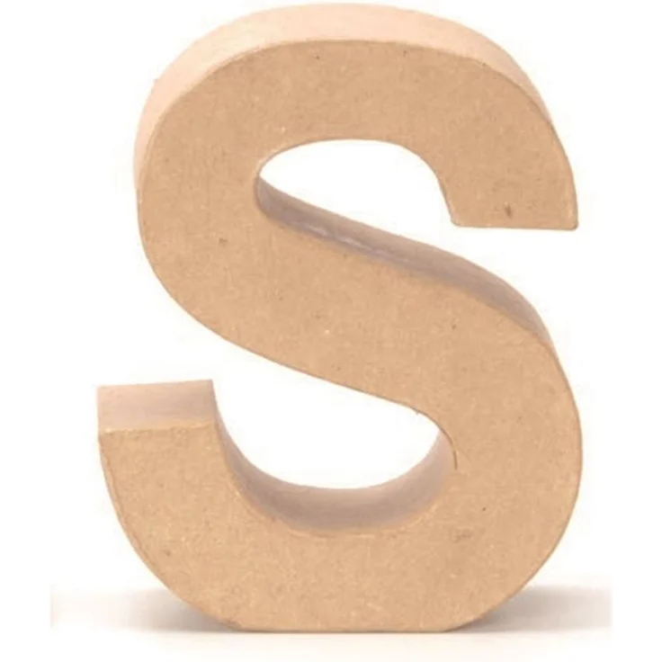 Glorex Papp-Buchstabe S 17,5 x 5,5 cm