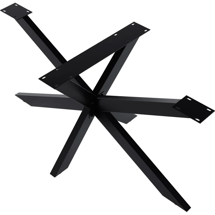 CLP Tischbeine Hardwick aus Stahl in Sternform Höhe 71 cm,schwarz 150x78x71 cm – Bild 7