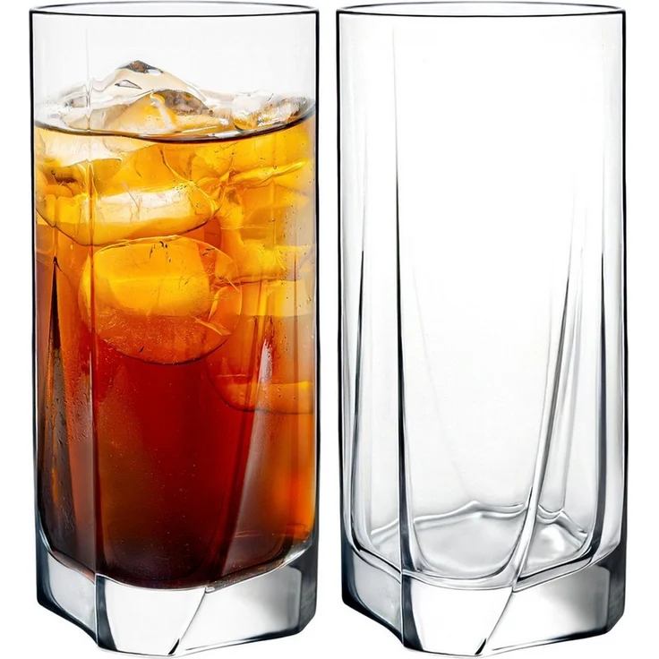 KONZEPT Gläser-Set 6 teilig/12 teilig, Longdrinkgläser, groß-280ml, 6-tlg, sicheres,Klares Glas ohne Mängel, Robust und langlebig – Bild 5