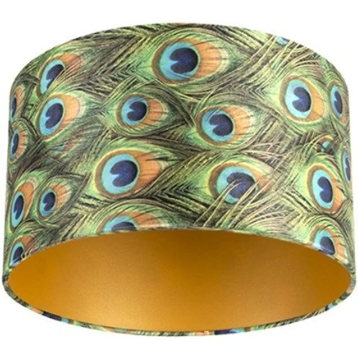 Qazqa Lampenschirm Cilinder velours