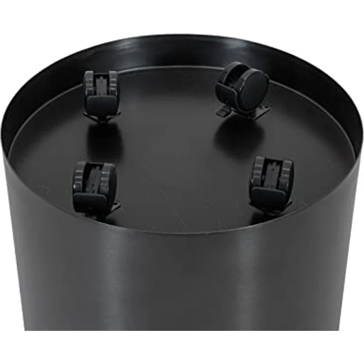 EUROPALMS STEELECHT-40 Nova, Edelstahlübertopf, anthrazit, Ø40cm – Bild 2