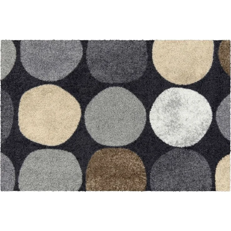 Salonloewe Fußmatte Fußmatte 50x75 Dots pattern city chic grau, Eingangsmatte normal, Höhe: 500 mm – Bild 3