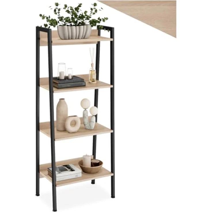 tectake Leiterregal Chatham, Set 1-tlg, Industrial Style – Bild 2