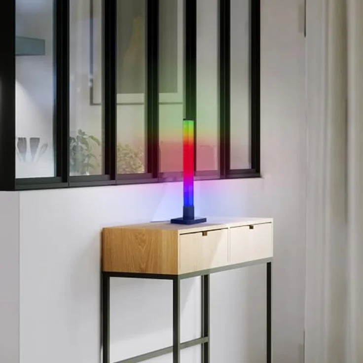 BreLight LED Tischleuchte Neele, Farbwechsel, LED fest integriert, RGB, 50 cm, IC RGB, Musiksensor, dimmbar – Bild 3