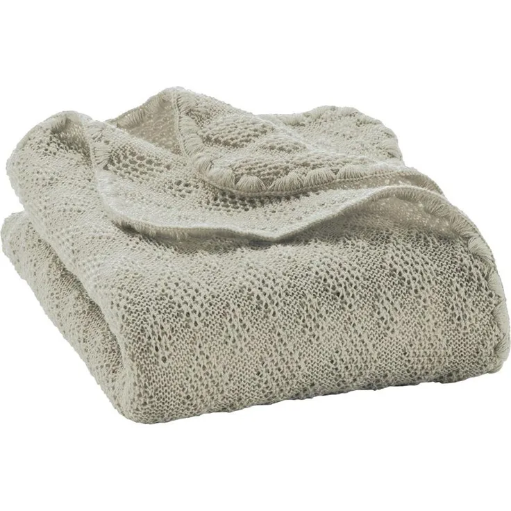 Disana Woll-Babydecke grau 100x80cm