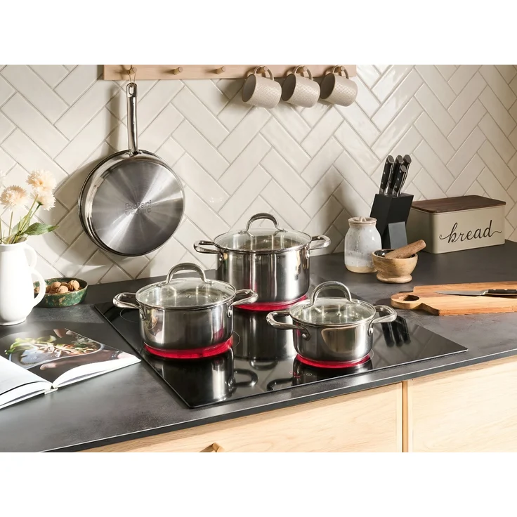 Kochgeschirr-Set 7-teilig PRIMECOOK Edelstahl Silber – Bild 3