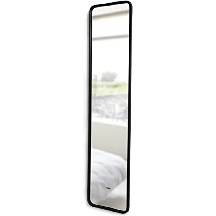 Umbra Hub Standspiegel, Ganzkörperspiegel, Garderobe, Dekospiegel, Schwarz, Spiegel, H 157 cm, 1013215-040 – Bild 11