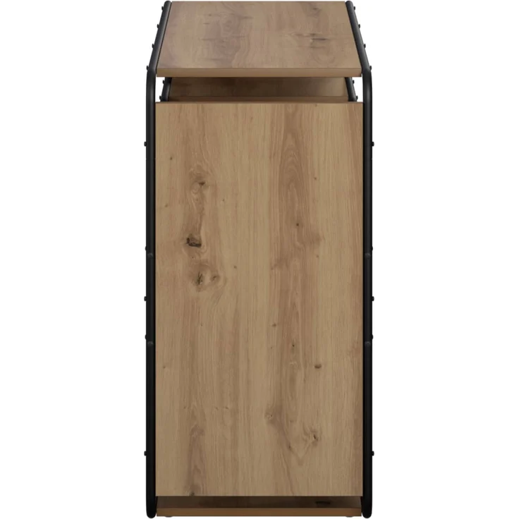 vidaXL Sideboard Artisan-Eiche 98 x 37,5 x 75,5 cm Holzwerkstoff 8007917 – Bild 4