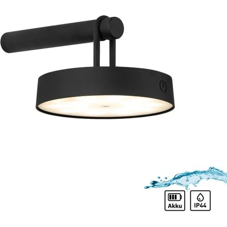 JUST LIGHT Wandleuchte ARMA, Dimmfunktion, LED fest integriert, Warmweiß, Akkuleuchte – Bild 4