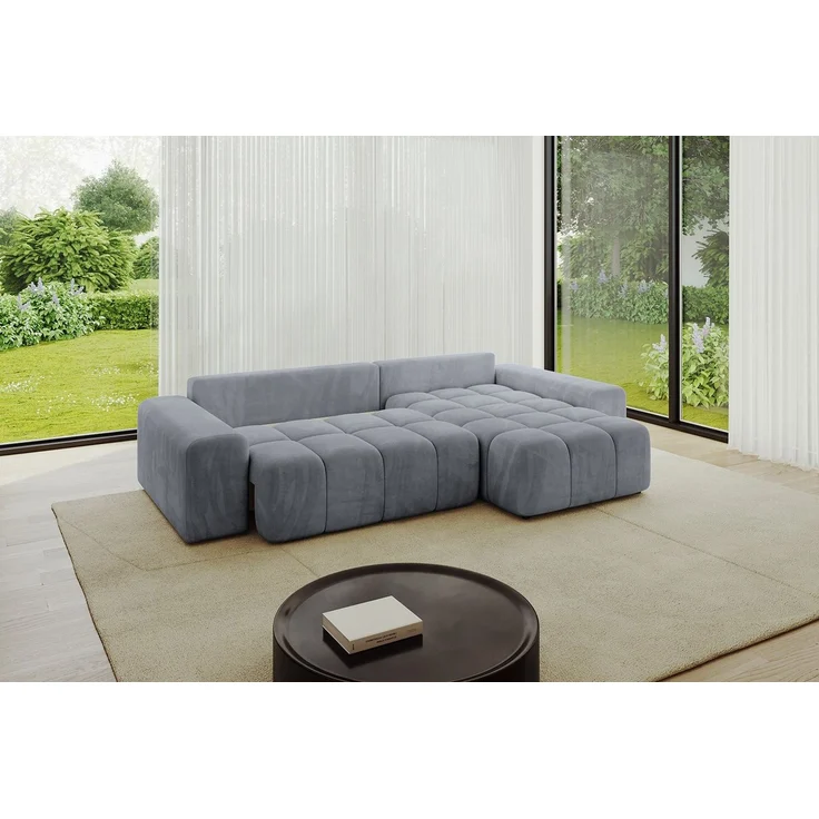 ALTDECOR Ecksofa ENIL-L, Couch mit Schlaffunktion, Wohnzimmer - Wohnlandschaft, Corner Sofa Bett Eckcouch Couch L-Form Schlafcouch Ausziehbar – Bild 4