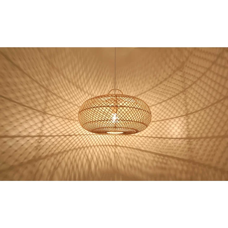 Rattan Lampe Esra M – Bild 2