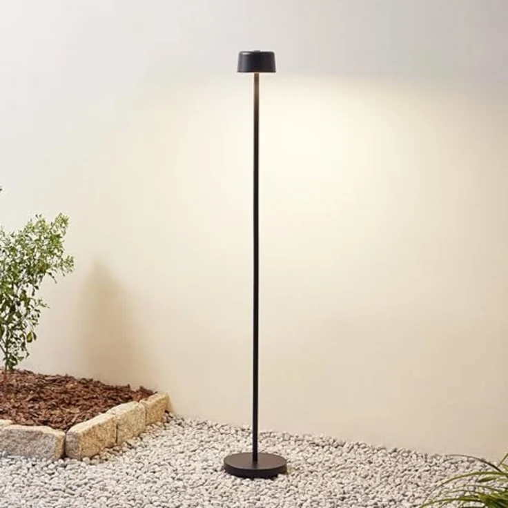 Lindby Außen-Stehlampe Isason, Enthalten, 1 x 2,5 W LED, warmweiß – Bild 2