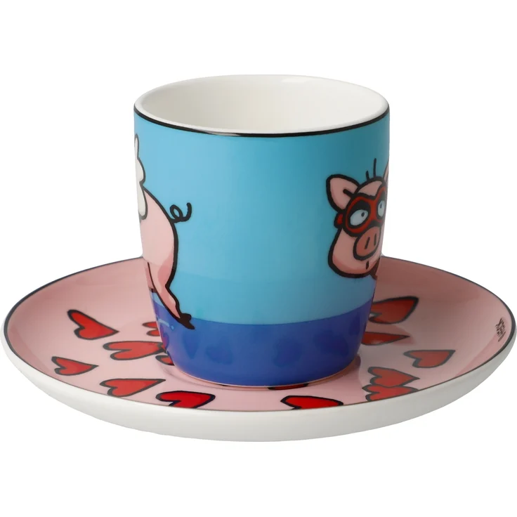 Goebel / Ed Eck- When Pigs Fly,Espressotasse,12,0cm x 12,0cm x 7,0cm / Fine Bone China / 12,0cm x 12,0cm x 7,0cm – Bild 5