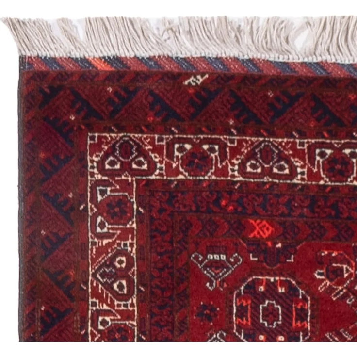 Läufer Afghan - Buchara - 285x82 cm - rot – Bild 3
