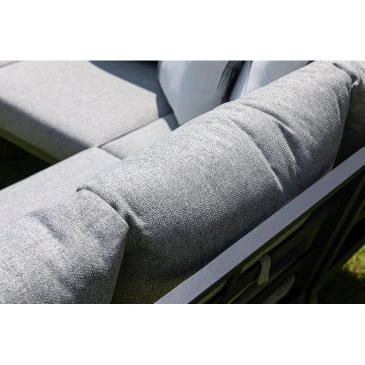 Gardissimo JOLIE Alu Ecklounge Gartenmöbel Sitzgruppe Nonwood grau – Bild 8