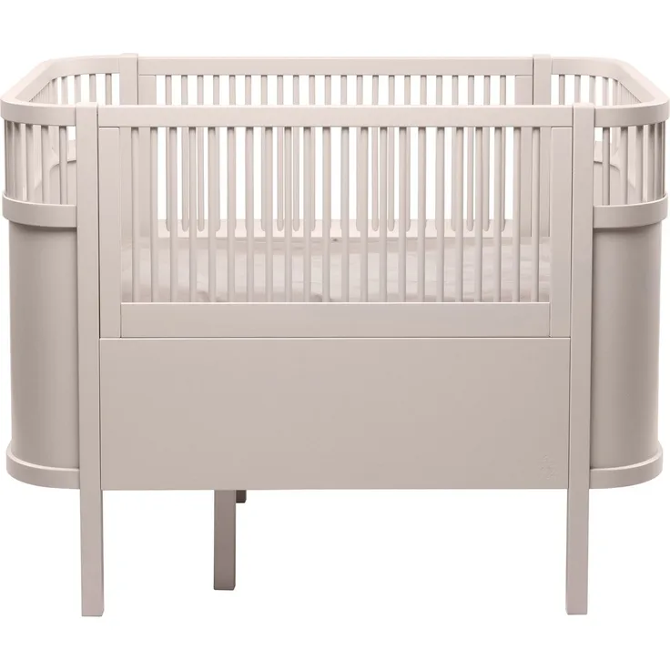 Sebra mitwachsendes Bett Birchbark Rose Braun sand