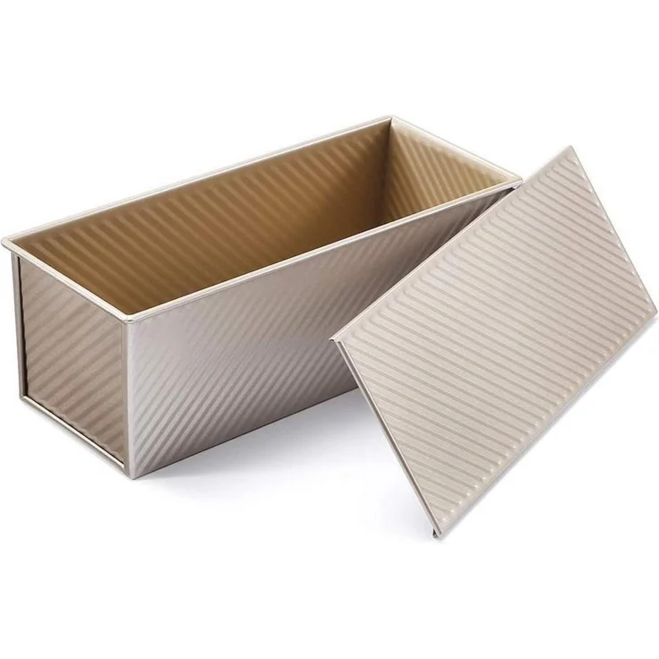 Monfish Brotbackform Pullman Laib Pfanne 1000g Teig Antihaft 34x13,5x12 cm – Bild 5