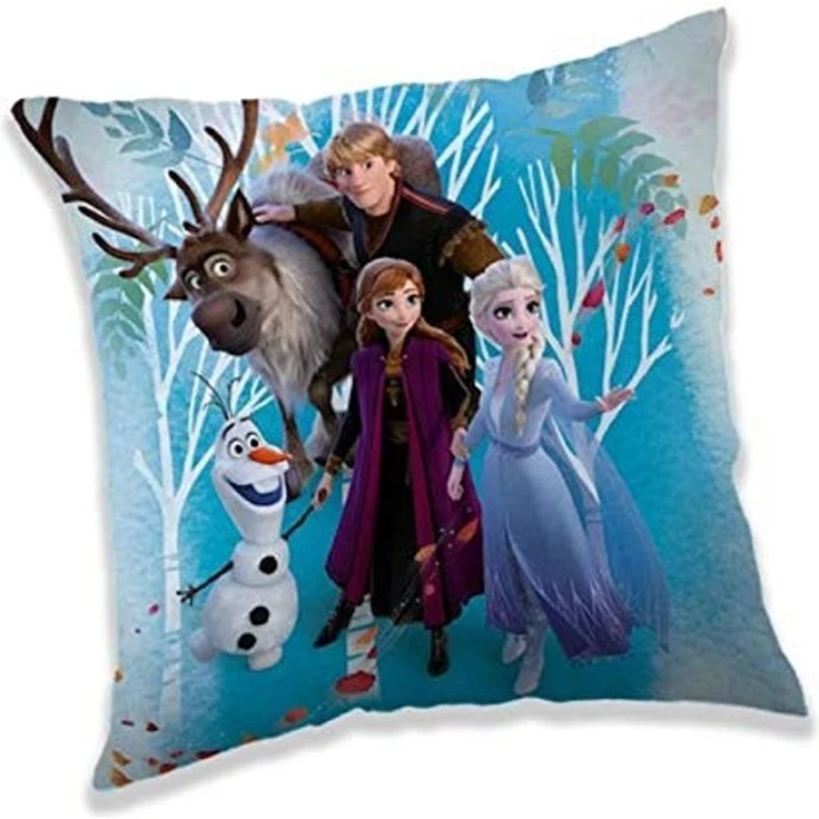 Disney Frozen Kopfkissen (1 Stück) Premium Dekokissen mit beidseitigem Digitaldruck – Bild 1