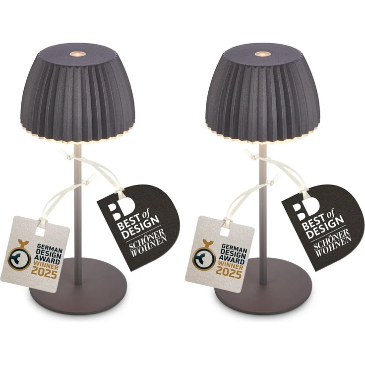 Briloner Leuchten LED Außen-Tischleuchte RIFFLE 7685025 – Bild 2