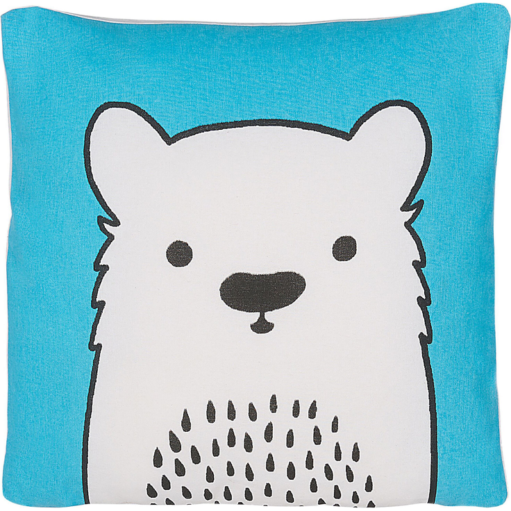 Dekokissen Für Kinder WARANASI Baumwolle 45 x 45 cm Blau