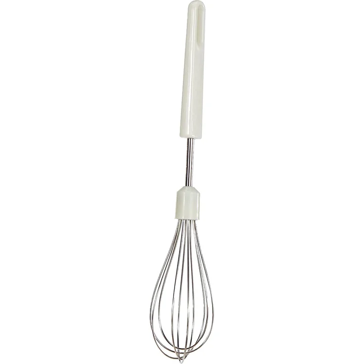 metaltex Schneebesen 20 cm weiß/ silberfarben – Bild 1