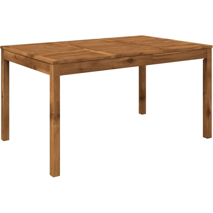 vidaXL Gartentisch LAREN Natur 147 x 88,5 x 75 cm Massivholz Akazie 901252 – Bild 2
