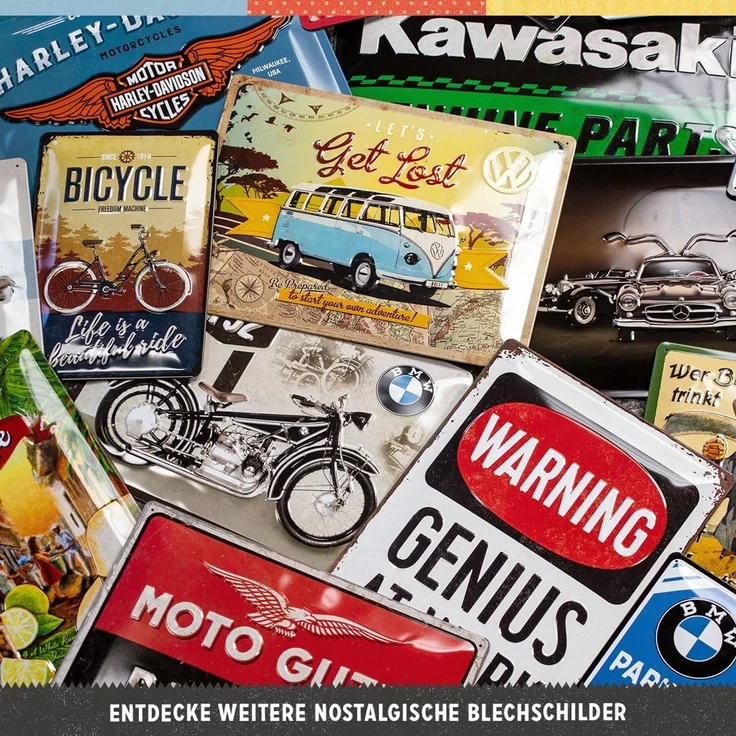Nostalgic Art Blechschild 15x20 cm Gentlemens Club – Bild 5