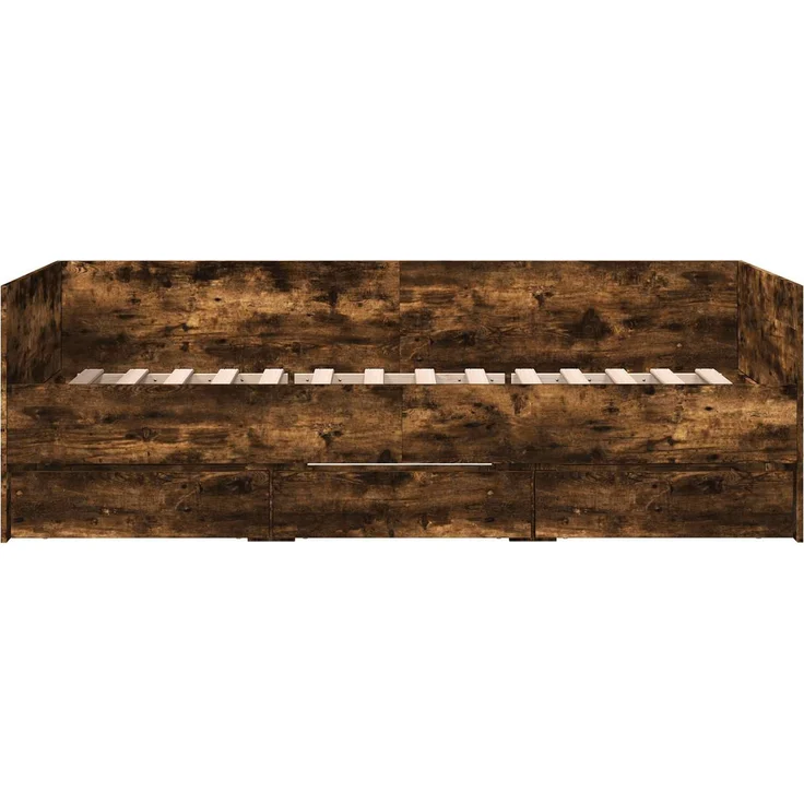 vidaXL Tagesbett mit Schubladen Geräucherte Eiche Holzwerkstoff 3429631 – Bild 5