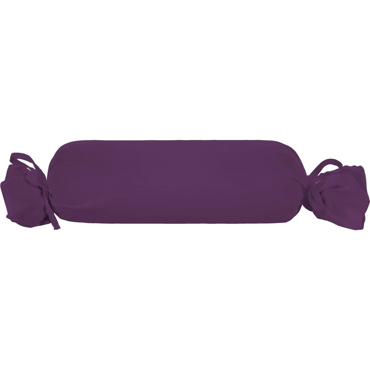biberna Feinjersey-Kopfkissenbezug, dunkel violett, 15x40 cm – Bild 2