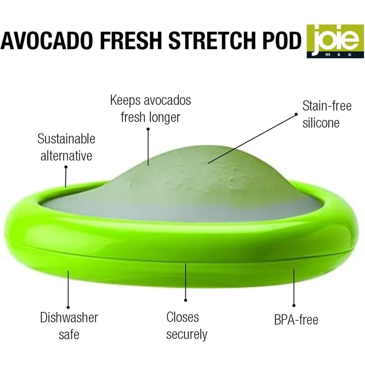 Joie msc Frischhaltedose Stretch Pod Avocado grün – Bild 5