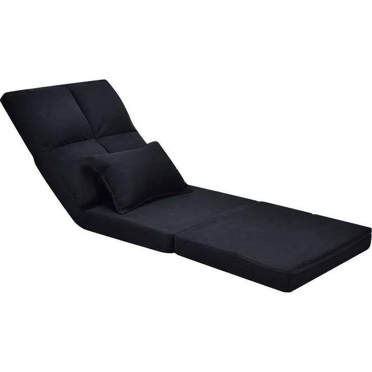 COSTWAY Relaxsessel, mit verstellbarer Lehne&Kissen,klappbar – Bild 5