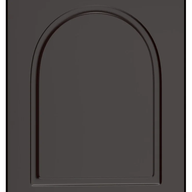 DESVIAE Sideboard Schwarz aus Holzwerkstoff – 75x78,5x36 cm – Schublade, 2 Türen – Bild 9