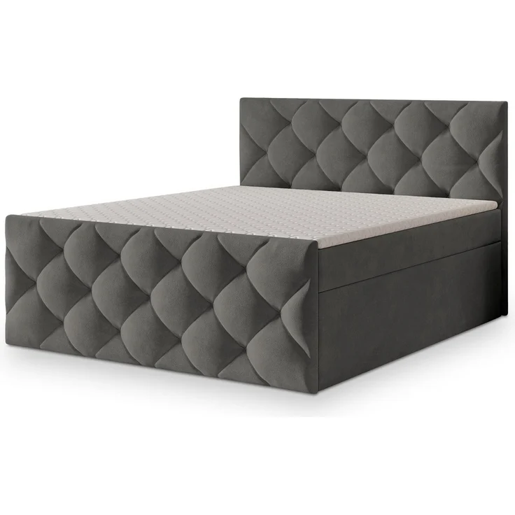 Masseno Boxbett ROVARI 160x200 cm mit Bonell Matratze und Topper – Bild 1