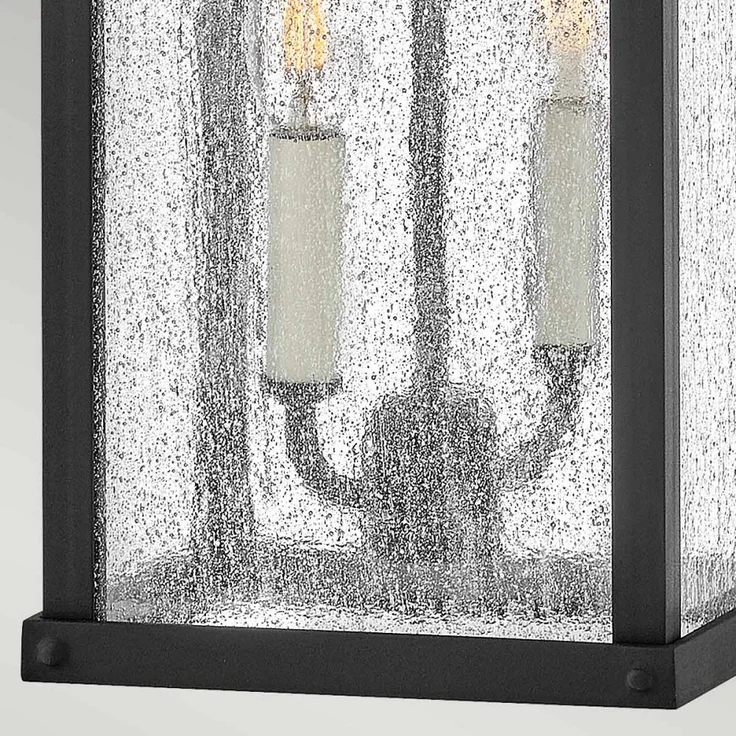 Elstead Lighting Beacon Hill Wandleuchte Medium 2-Light Schwarz IP44 E14 – Bild 6