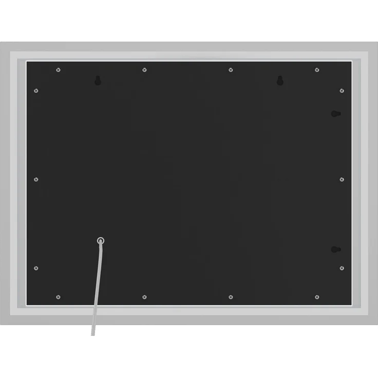 CLP Badspiegel Jaffrey Anti-Beschlag Quer- und Hochformat LED dimmbar 3 Licht-Modi,60x80 cm – Bild 7