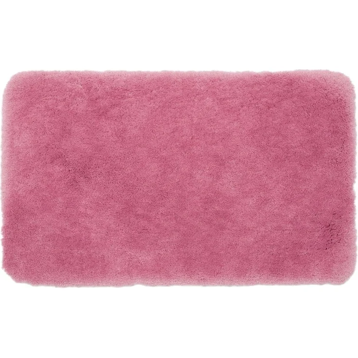 Gözze - Deluxe Badteppich mit extra hohem Flor, 100% Polyester (Mikrofaser), Mit Antirutschbeschichtung, 50x70 cm - Altrosa – Bild 1