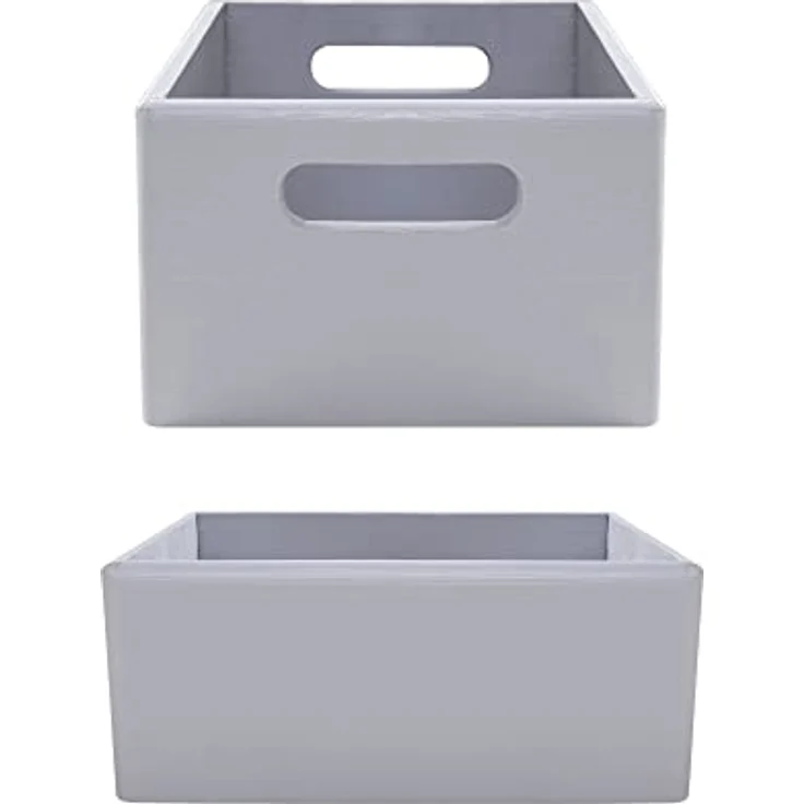 Creative Deco Holzkiste Obstkiste Korb 30x20x13cm (1cm) mit Griffen ohne Deckel, mit Griffen, ohne Deckel – Bild 8