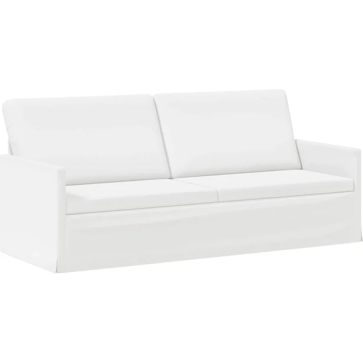 vidaXL Sofa-Set 2 pcs Weiß Stoff 3433172 – Bild 3
