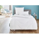 Irisette 4-Jahreszeitendecke Steppbett Lotte, mit Top Cool Gewebe, 95 Grad waschbar, inkl. Aufbewahrungstasche, 135x200 cm, weiß