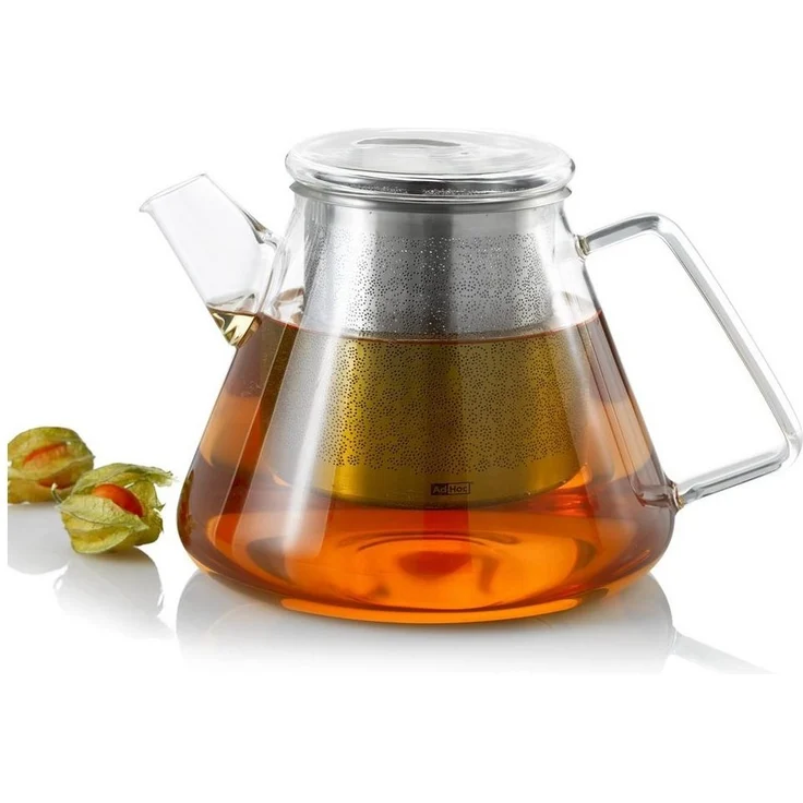 AdHoc Teekanne Orient+, 1,5 l, Borosilikatglas mit Edelstahlfilter, hitzebeständig & aromaschonend – Bild 5