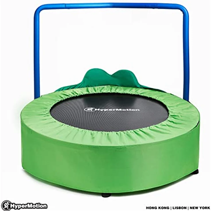 HyperMotion Frosch Mini-Trampolin für Kinder, mit Griff, 91 cm, 50 kg max, für Haus und Garten – Bild 8
