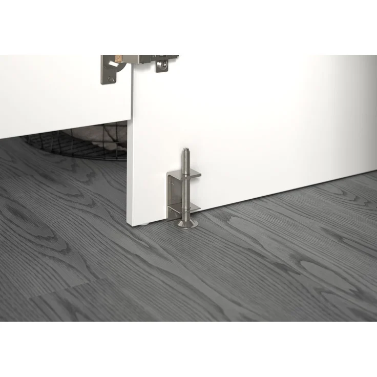 Waschmaschienenumbau Set (B/H/T: 133x195x68 cm) in weiß Nachbildung – Bild 8