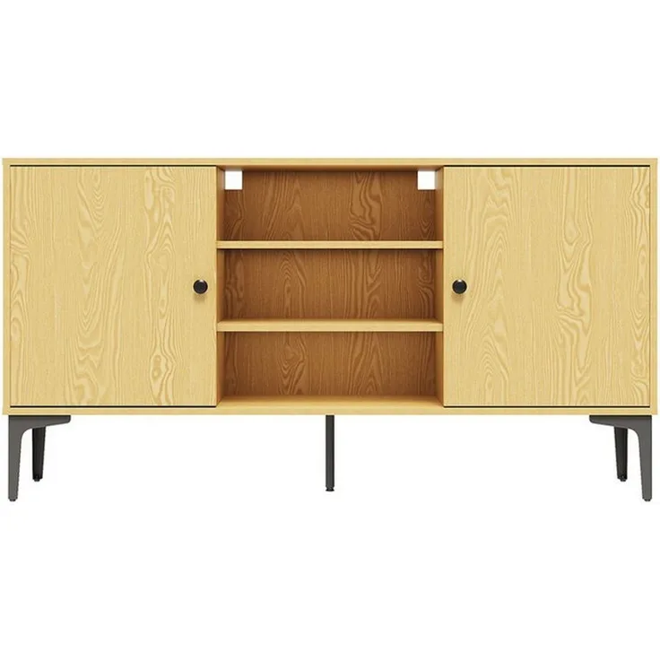 SONNI TV-Schrank TV-Schrank,Eichenfarbener TV-Schrank,135x35x70cm