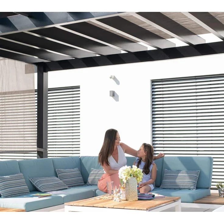 Sojag Yamba 1016 | Metall Pergola mit Sonnensegel – Bild 4