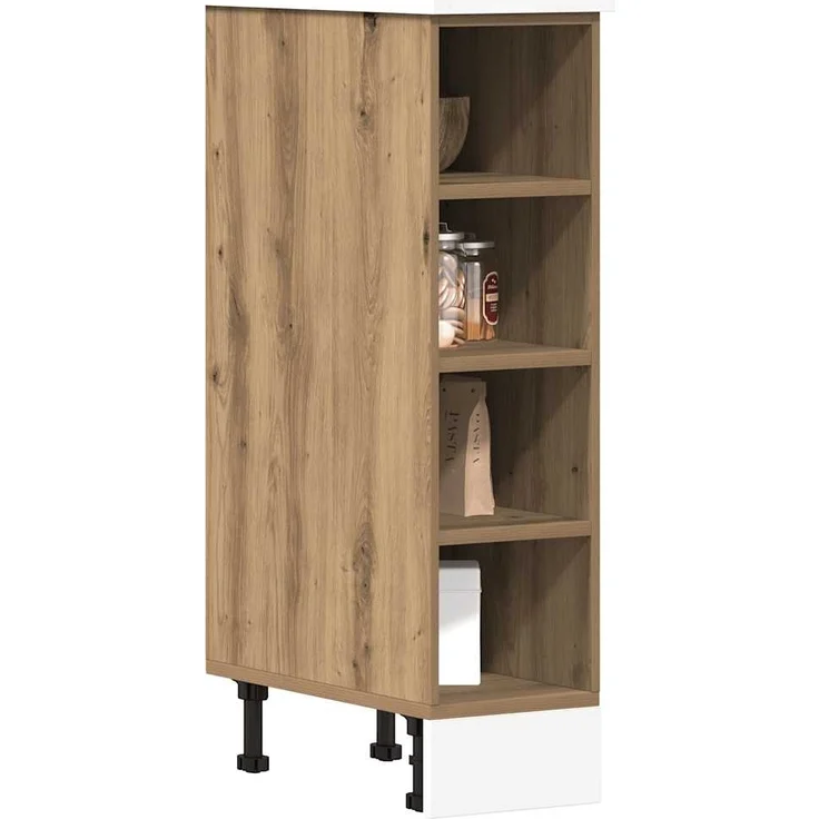 vidaXL Unterschrank Riga Artisan-Eiche 20x44,5x81,5 cm Holzwerkstoff 854192 – Bild 2