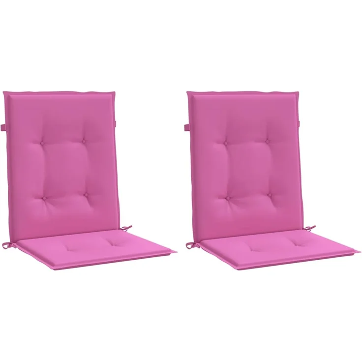 vidaXL Niedriglehner-Auflagen 2 Stk. Rosa Stoff 361334 – Bild 3